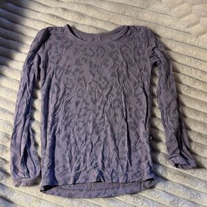 Kyte BABY Purple Animal Print Long Sleeve Tee